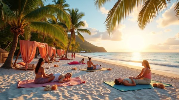 Yoga, massages et détente : les retraites bien-être à l'Île maurice